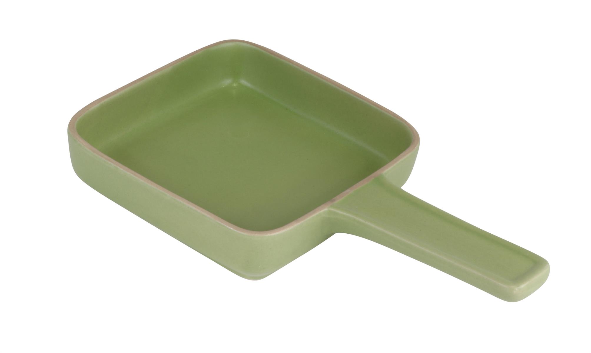 Afbeeldingen van Mini ovenschaal keramiek 25x14x5 cm groen