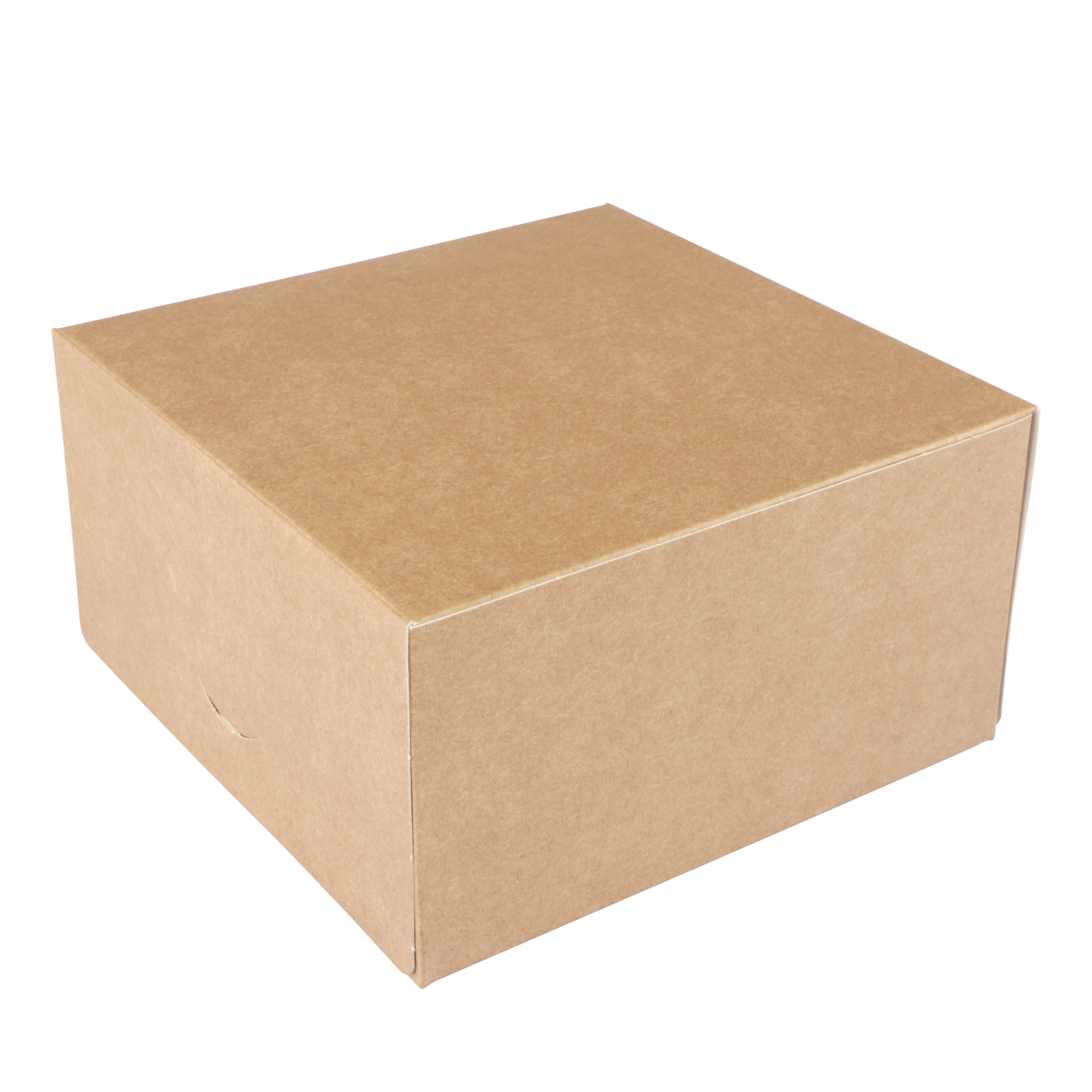 Afbeeldingen van Ds à 50 gebaksdoos 15x15x8 cm kraft