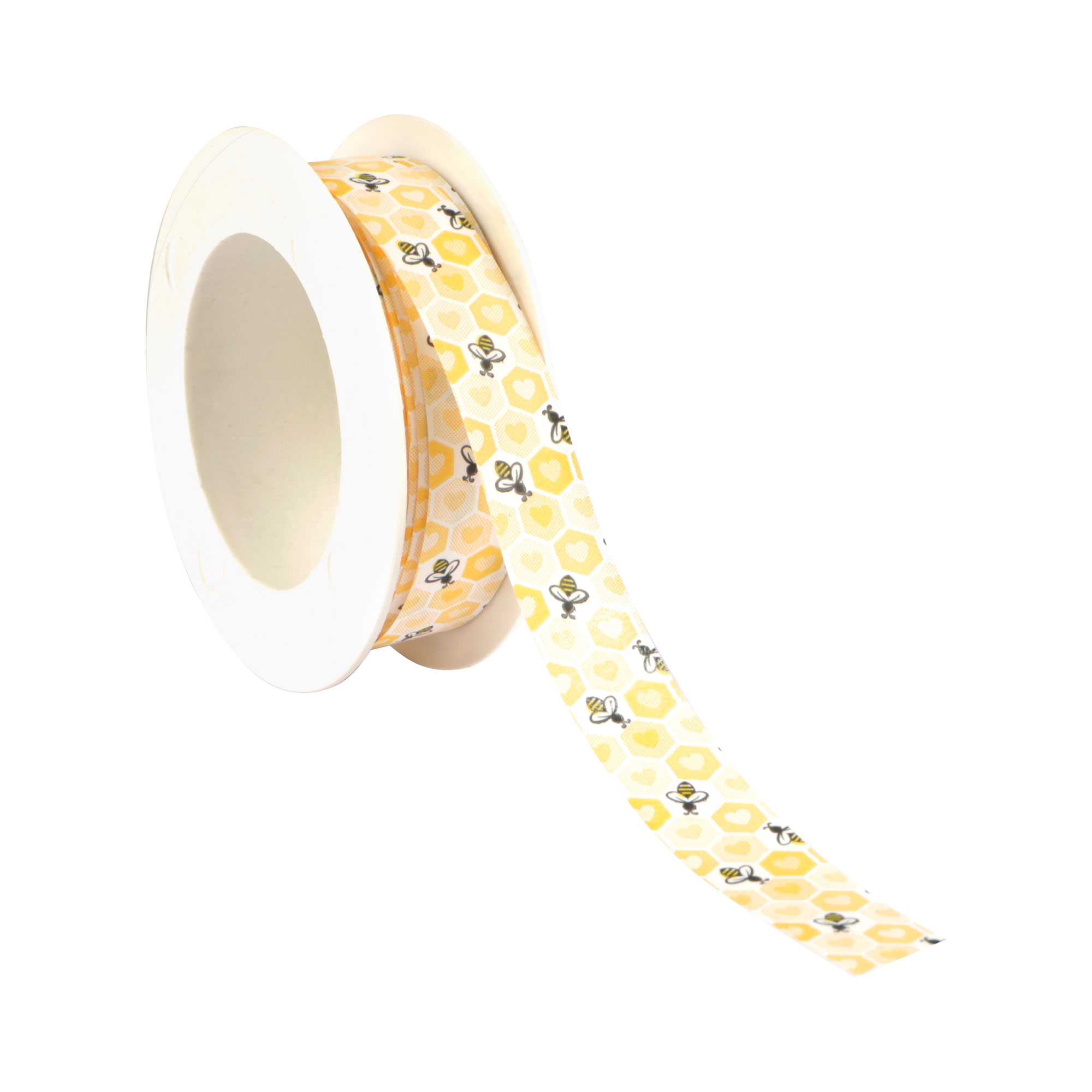 Afbeeldingen van Rol krullint 15 mm 100 mtr Bijen