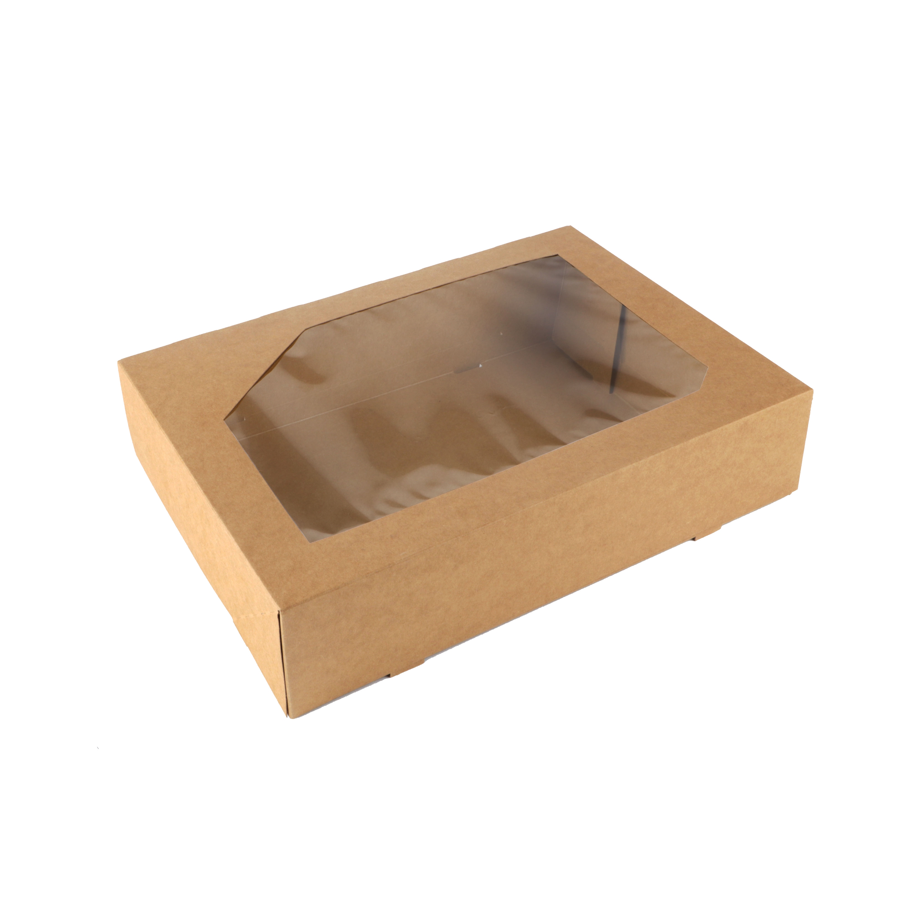 Afbeeldingen van Pak à 10 bruinkraft caterwaredoos 36x25x8 cm 