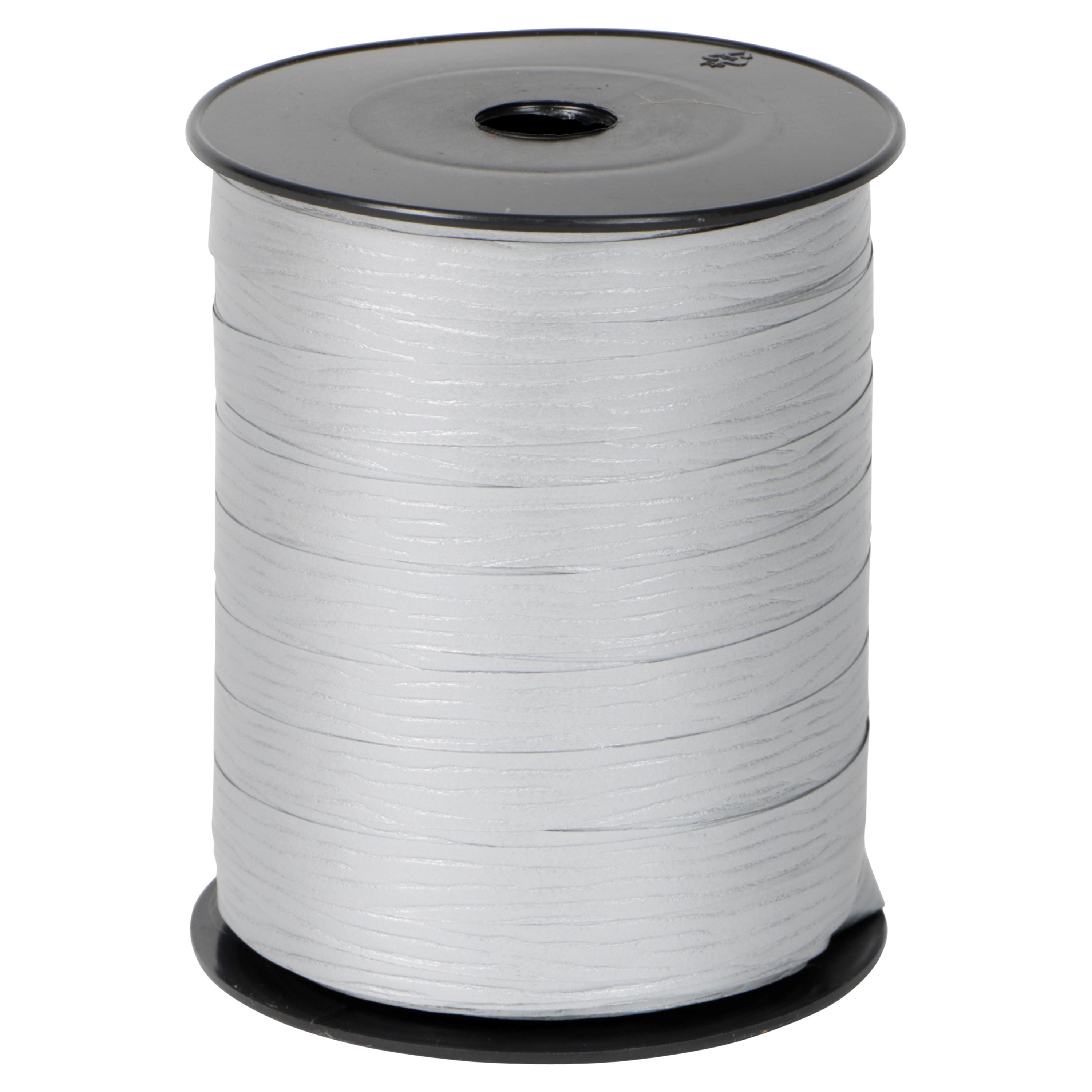 Afbeeldingen van Rol krullint paperlook 10 mm 250 mtr zilver metallic