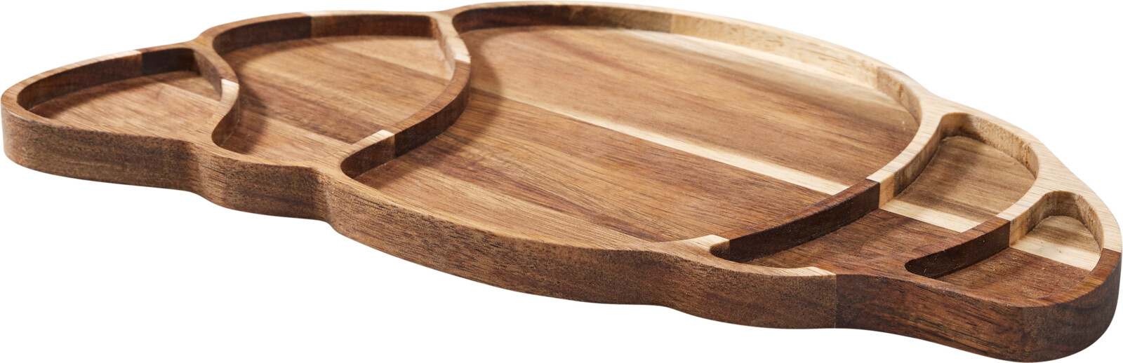 Afbeeldingen van Acacia serveerplank 31x17x1,2 cm croissant