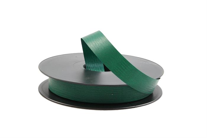 Afbeeldingen van Rol lint paperlook 20 mm 75 mtr donkergroen