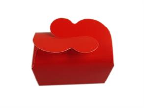 Afbeeldingen van Pak à 25 bonbondoos 2 bonbon rood