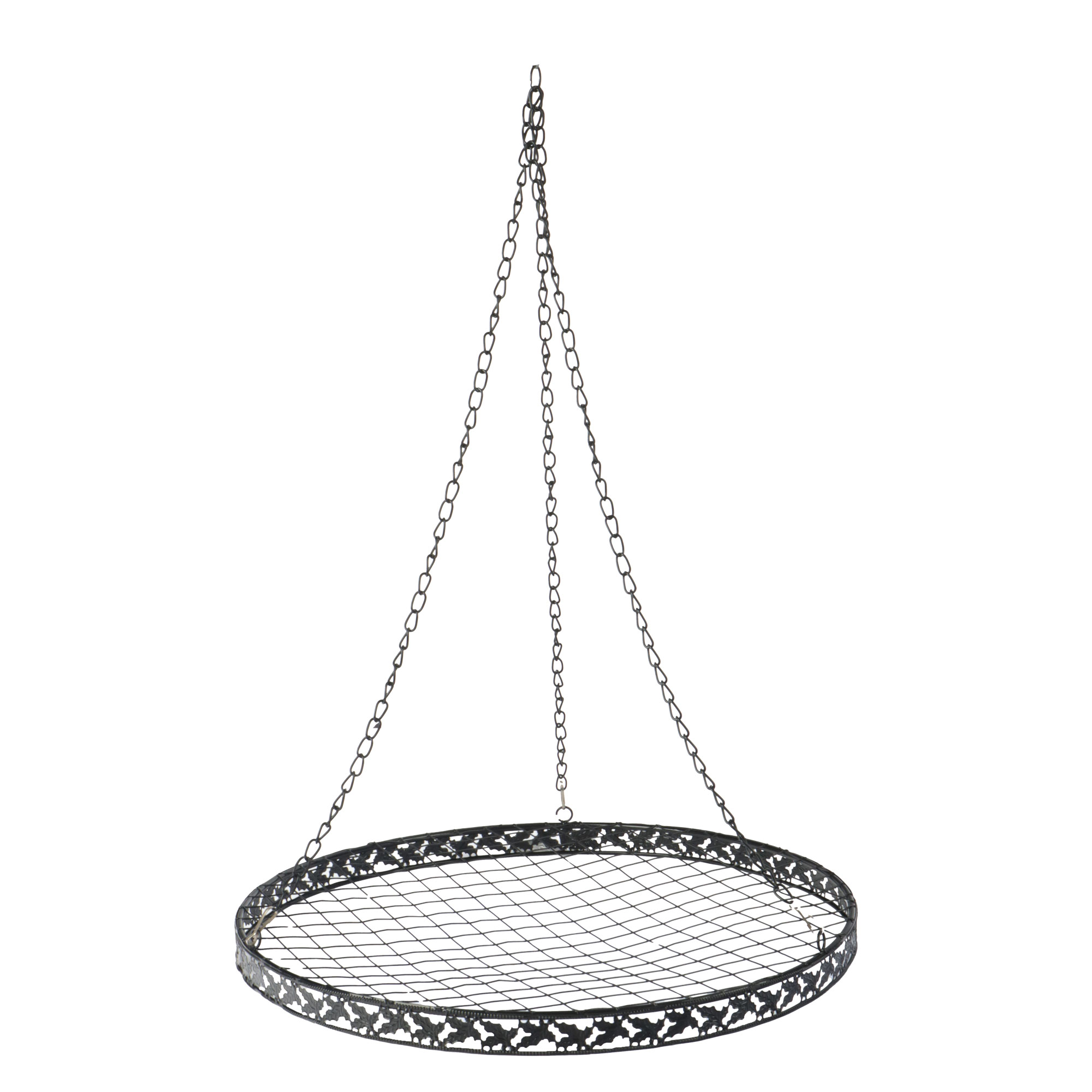 Afbeeldingen van Decoratie rek zwart r48 cm  (uc)