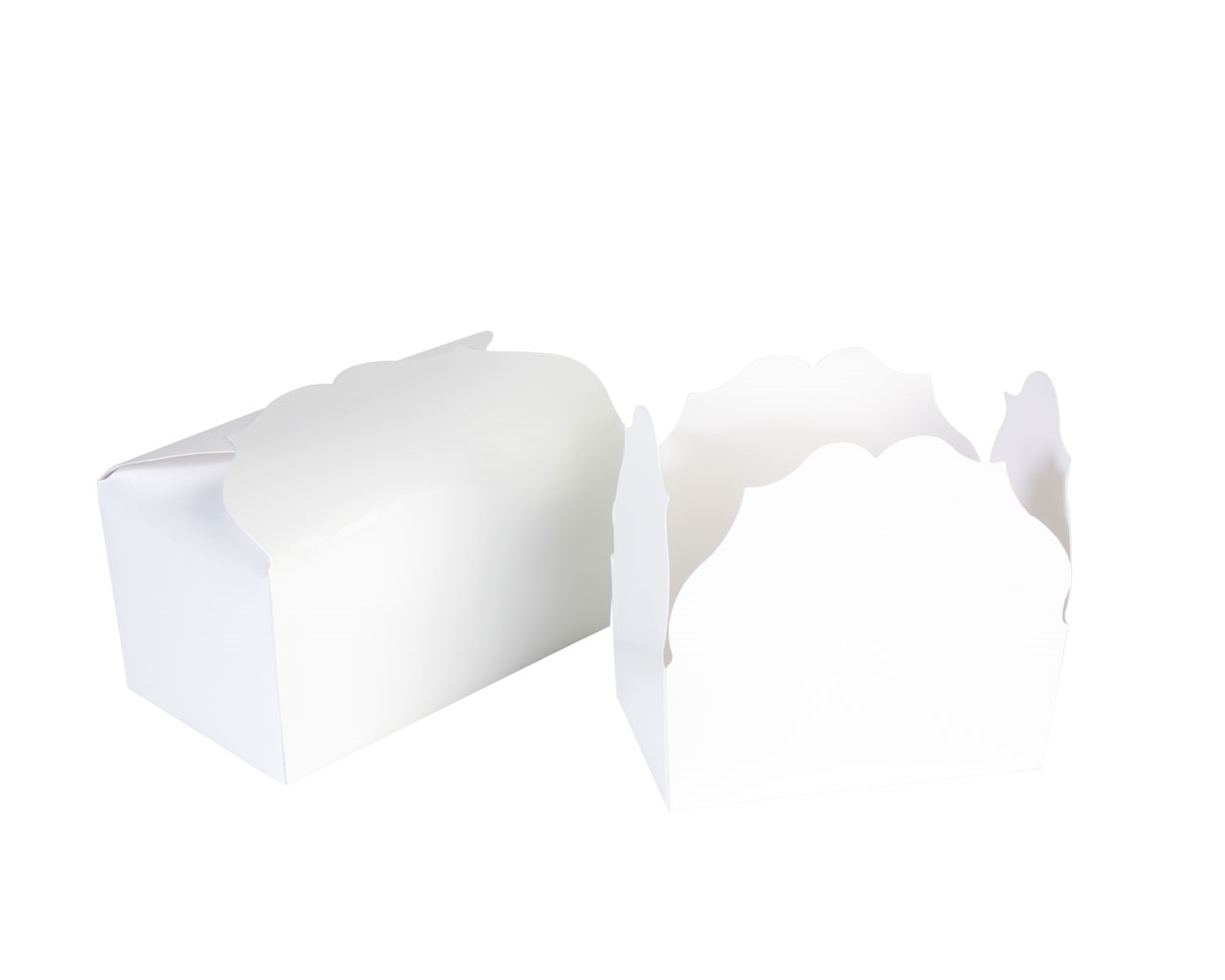 Afbeeldingen van Pak à 25 bonbondoos 125 gram wit