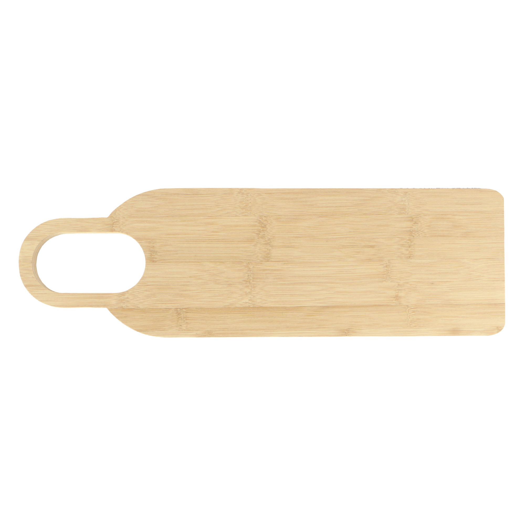 Afbeeldingen van Tapasplank 49x15x1,4 cm bamboe met greep (ucl)