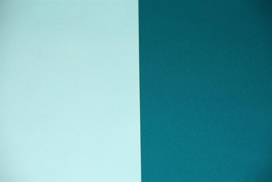 Afbeeldingen van Rol kadopapier ds 30 cm/200 mtr Petrol/petrol (uc)