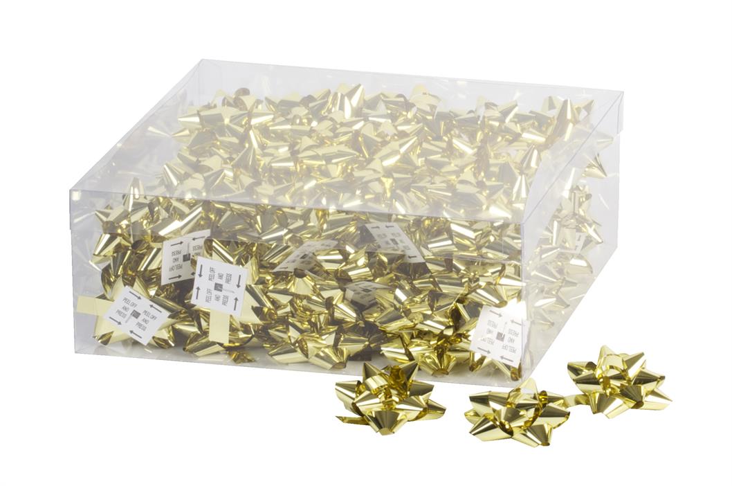 Afbeeldingen van Ds à 100 starbow 50 mm goud metallic