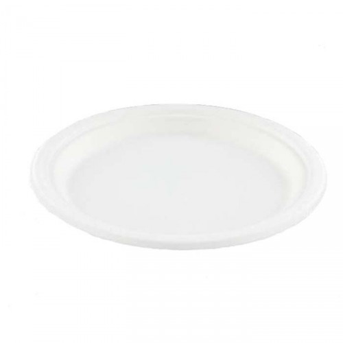 Afbeeldingen van Ds à 500 suikerriet bord rond 23 cm 