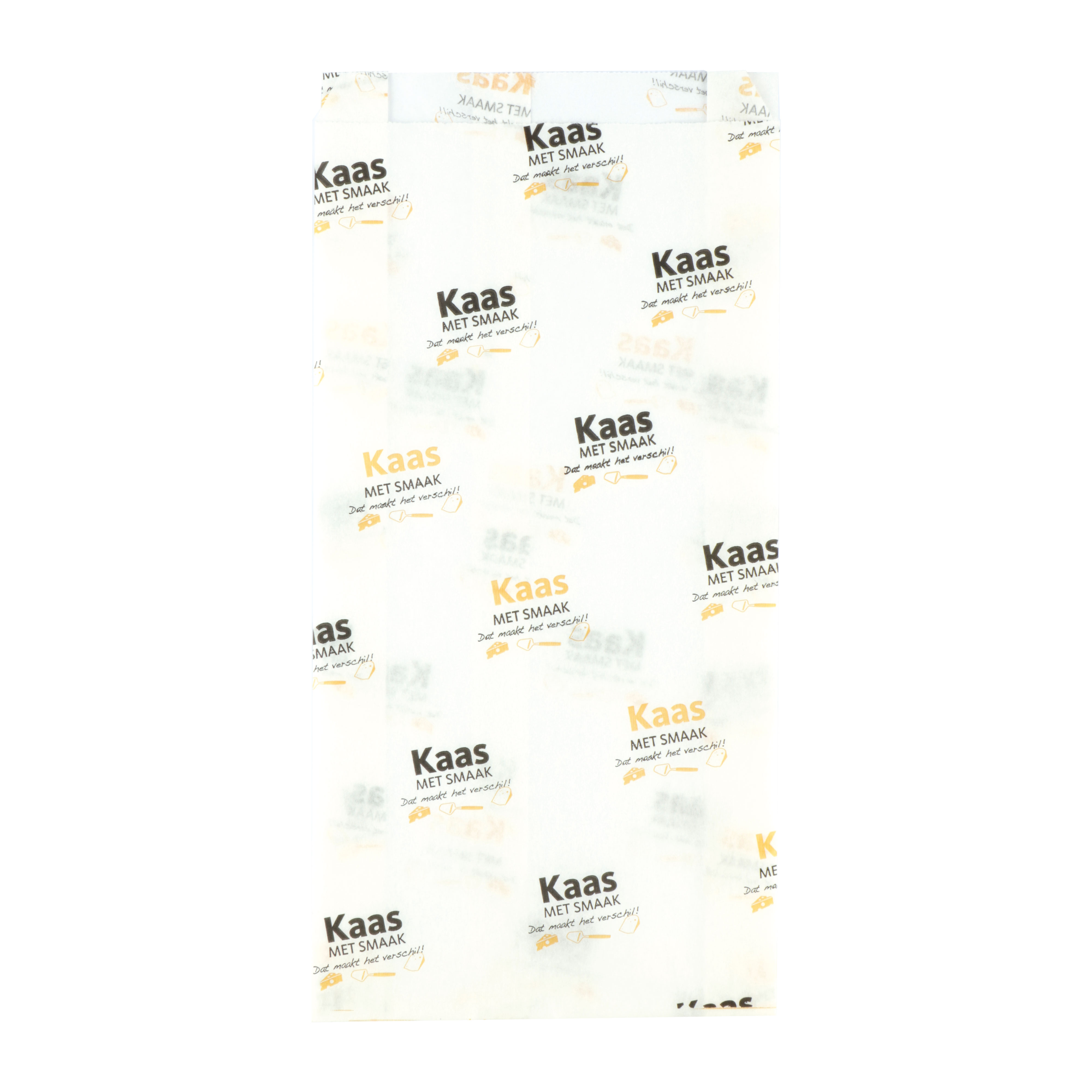 Afbeeldingen van Ds à 2000 kaaszak polykraft Kaas met smaak