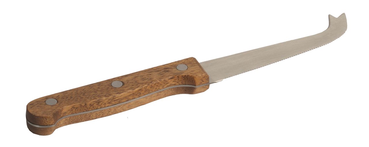 Afbeeldingen van Kaasmes 19,6 cm met houten greep 