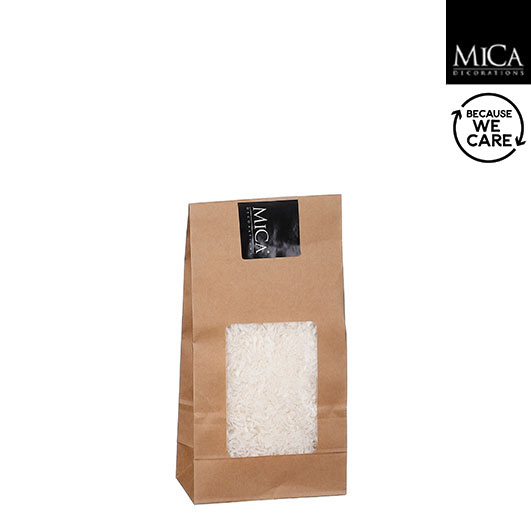 Afbeeldingen van Kunstsneeuw zak wit 1000 ml biologisch afbreekbaar