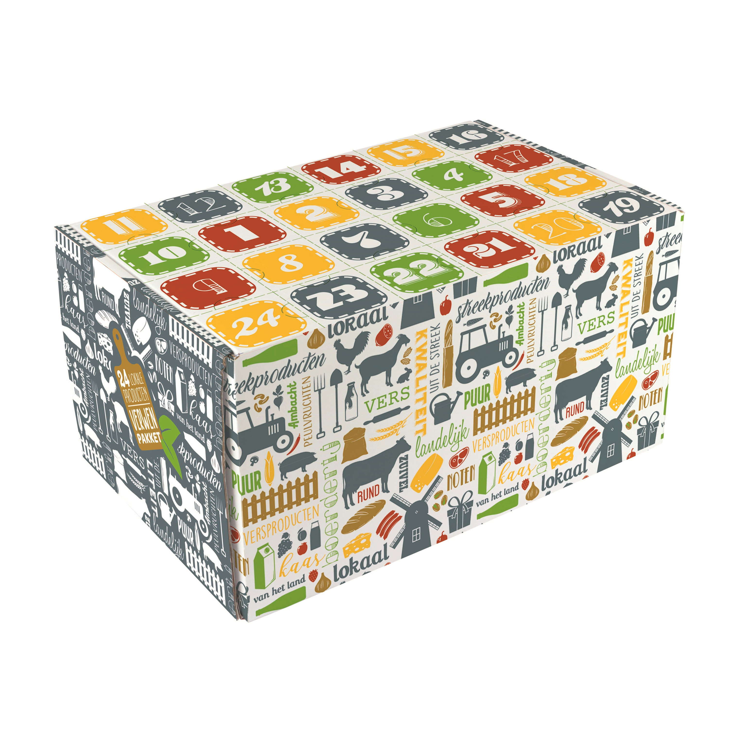 Afbeeldingen van Geschenkdoos 45x28,5x23,5 cm Verwenpakket lokaal