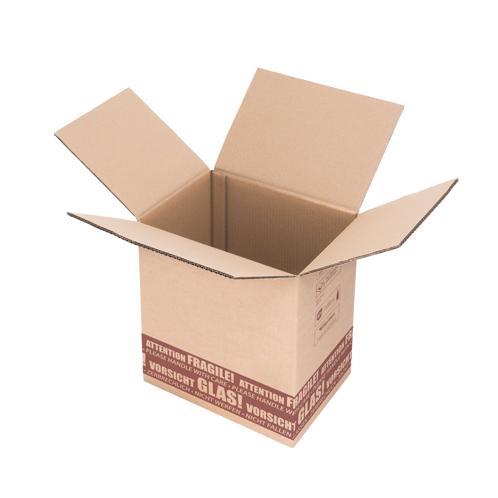 Afbeeldingen van Verzenddoos 31x21x37 cm voor 6 fles excl.interieurs