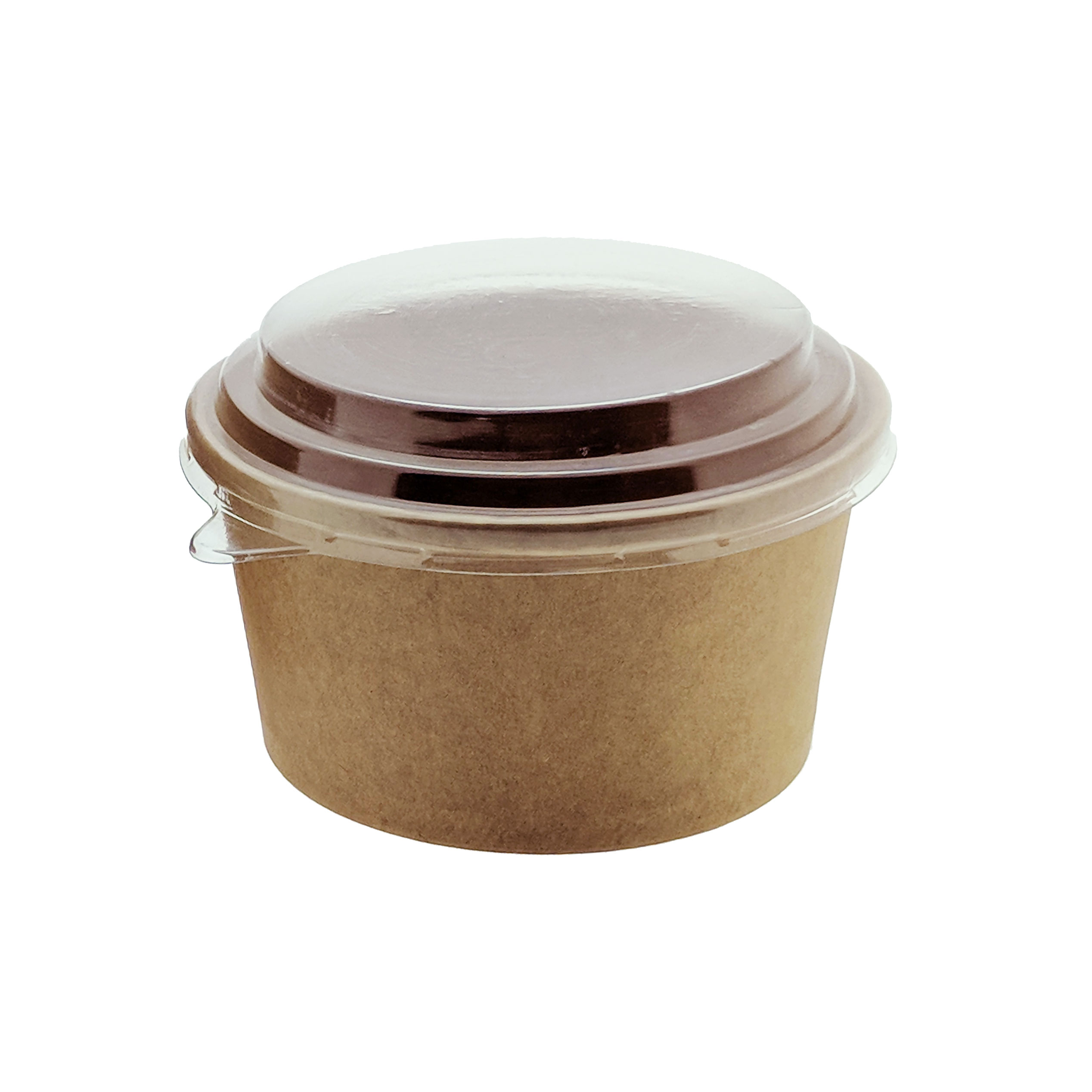 Afbeeldingen van Ds à 500 deksel pet stapelbaar voor rauwkost pot Ø11,5 cm 