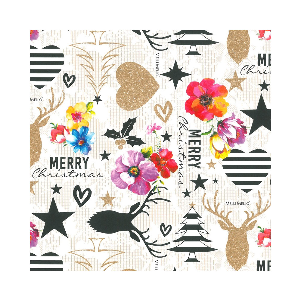 Afbeeldingen van Ds à 200 Kerst kadozak 21x30 cm Merry christmas 2020 (ucl)