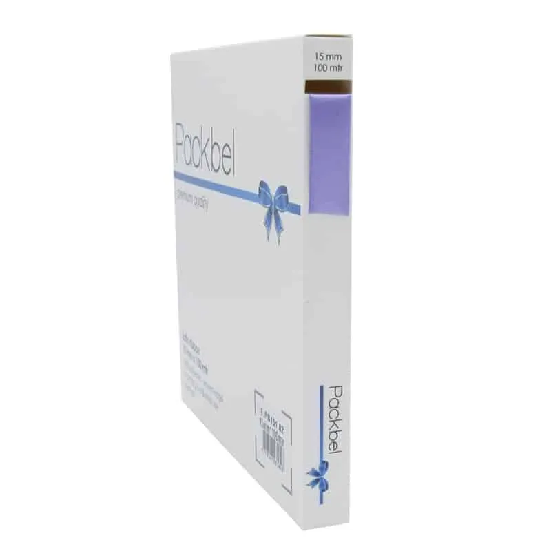 Afbeeldingen van Rol satijnlint 15 mm 100 mtr lila