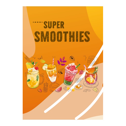 Afbeeldingen van Boekje 12x17cm 32 blz Super Smoothies