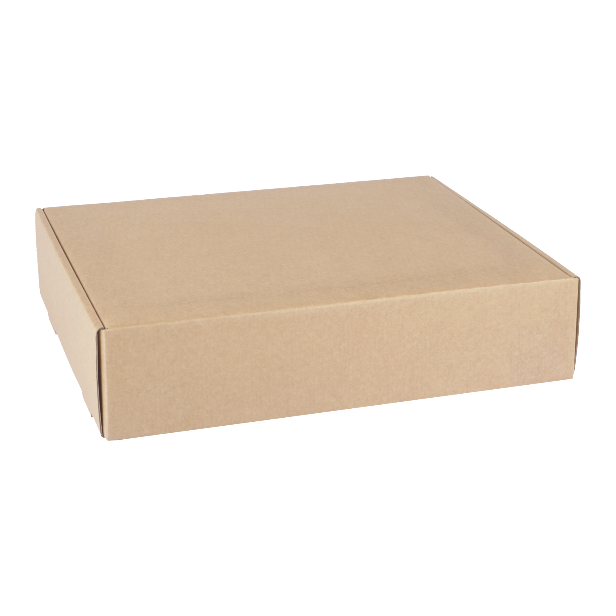 Afbeeldingen van Pak à 10 geschenk- verzenddoos 35,5x28x8 cm kraft