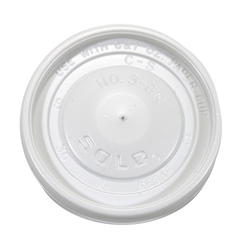 Afbeeldingen van Ds à 1000 deksel plat voor 4 oz beker karton (ucl)