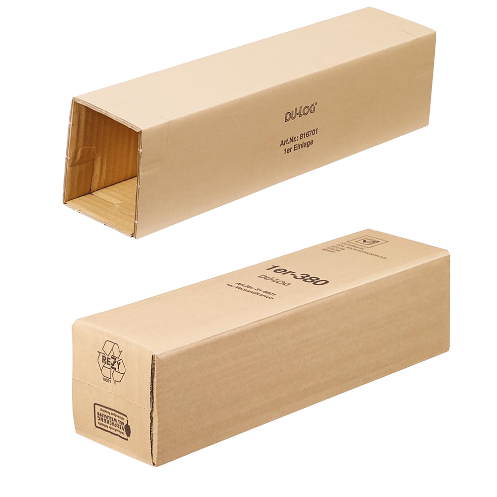 Afbeeldingen van Verzenddoos 1 fles incl. interieur bruin