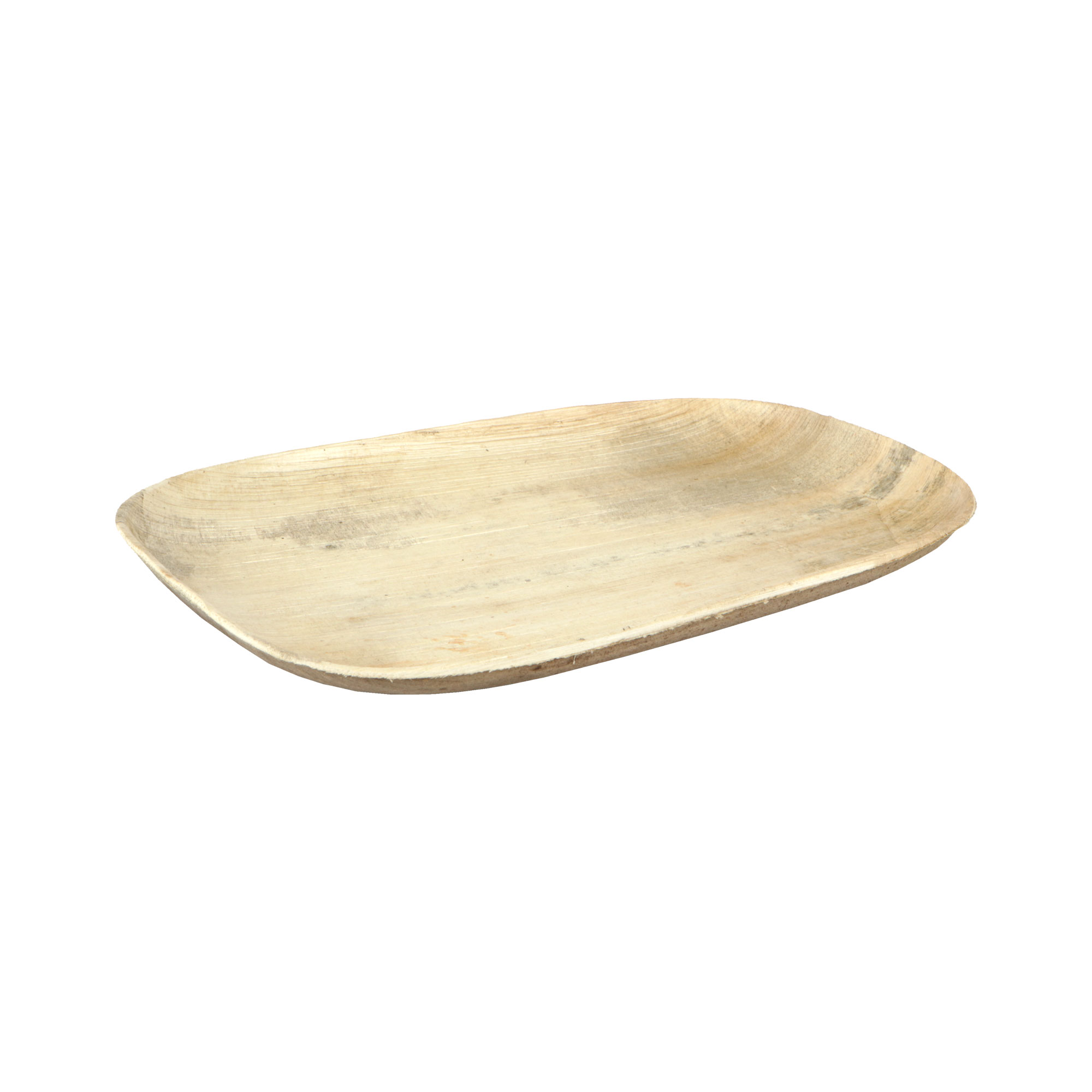 Afbeeldingen van Pak à 10 caterwareschaal Palm 35x24x2,5 cm 