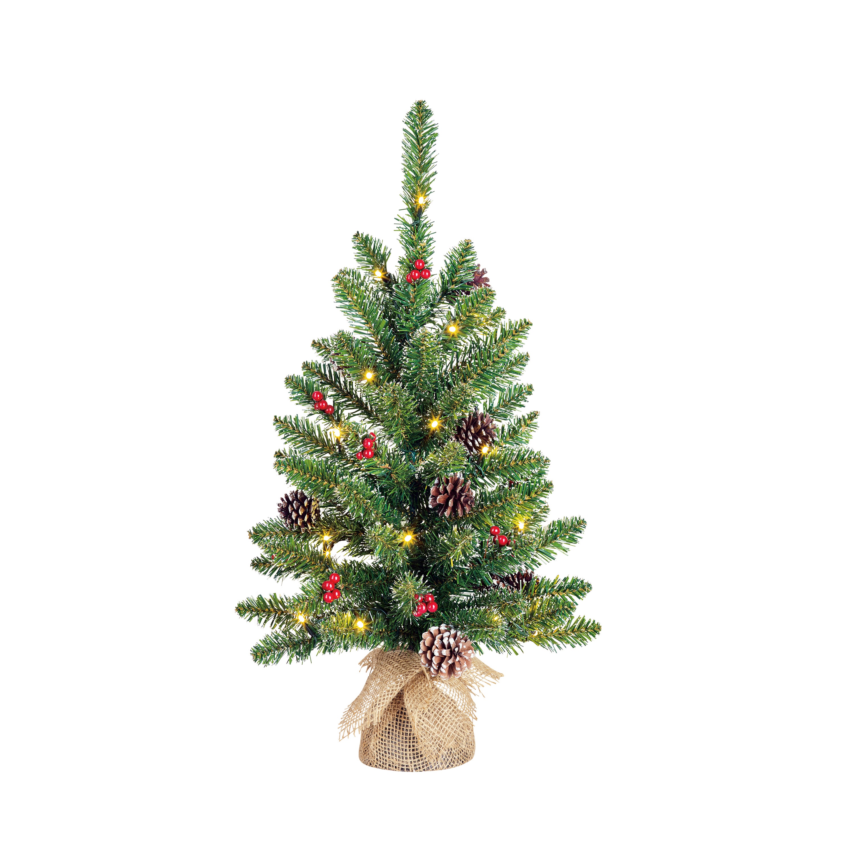 Picture of Kerstboom 41x60 cm met 20 led lampjes
