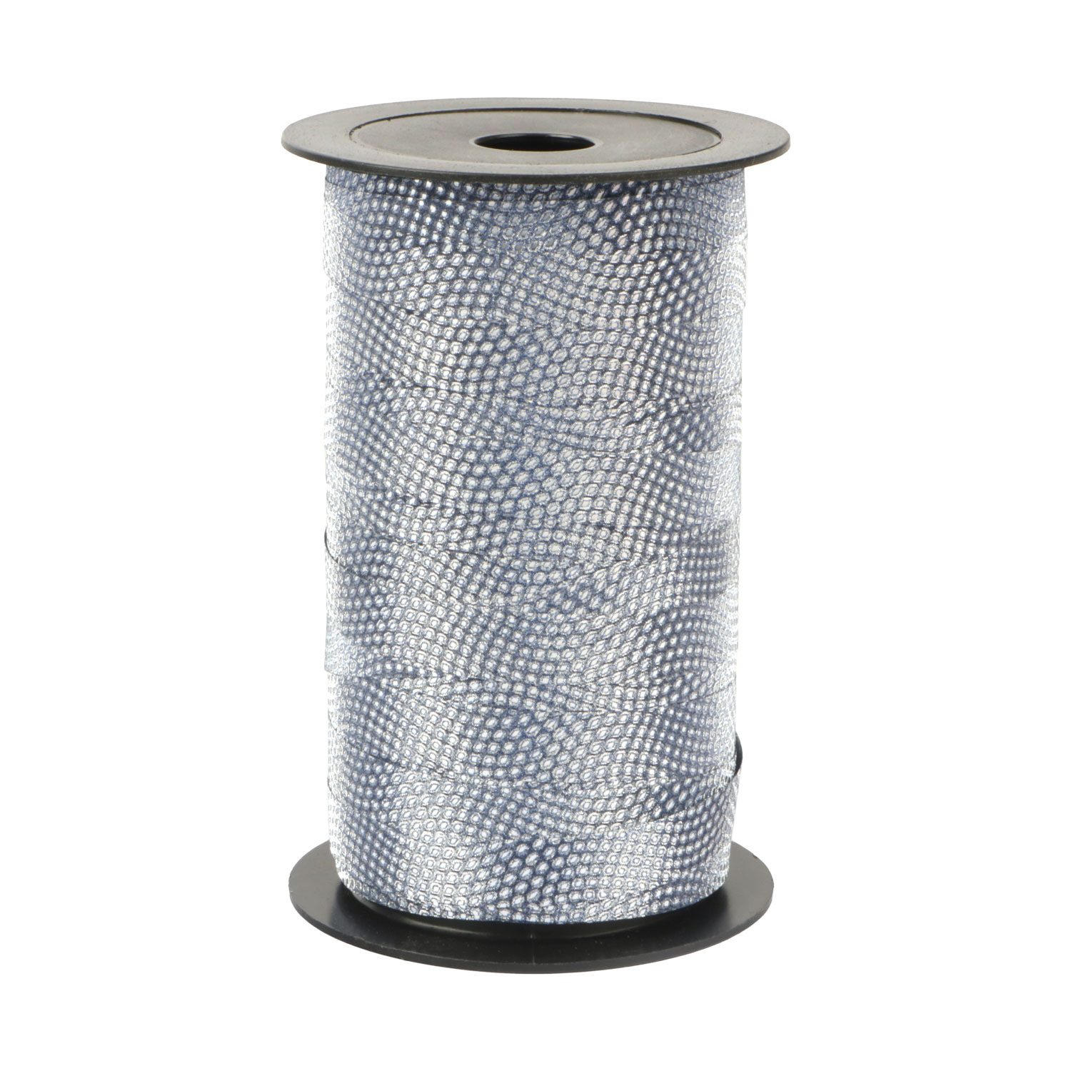 Afbeeldingen van Rol krullint 10 mm 50 mtr glitter blauw deluxe