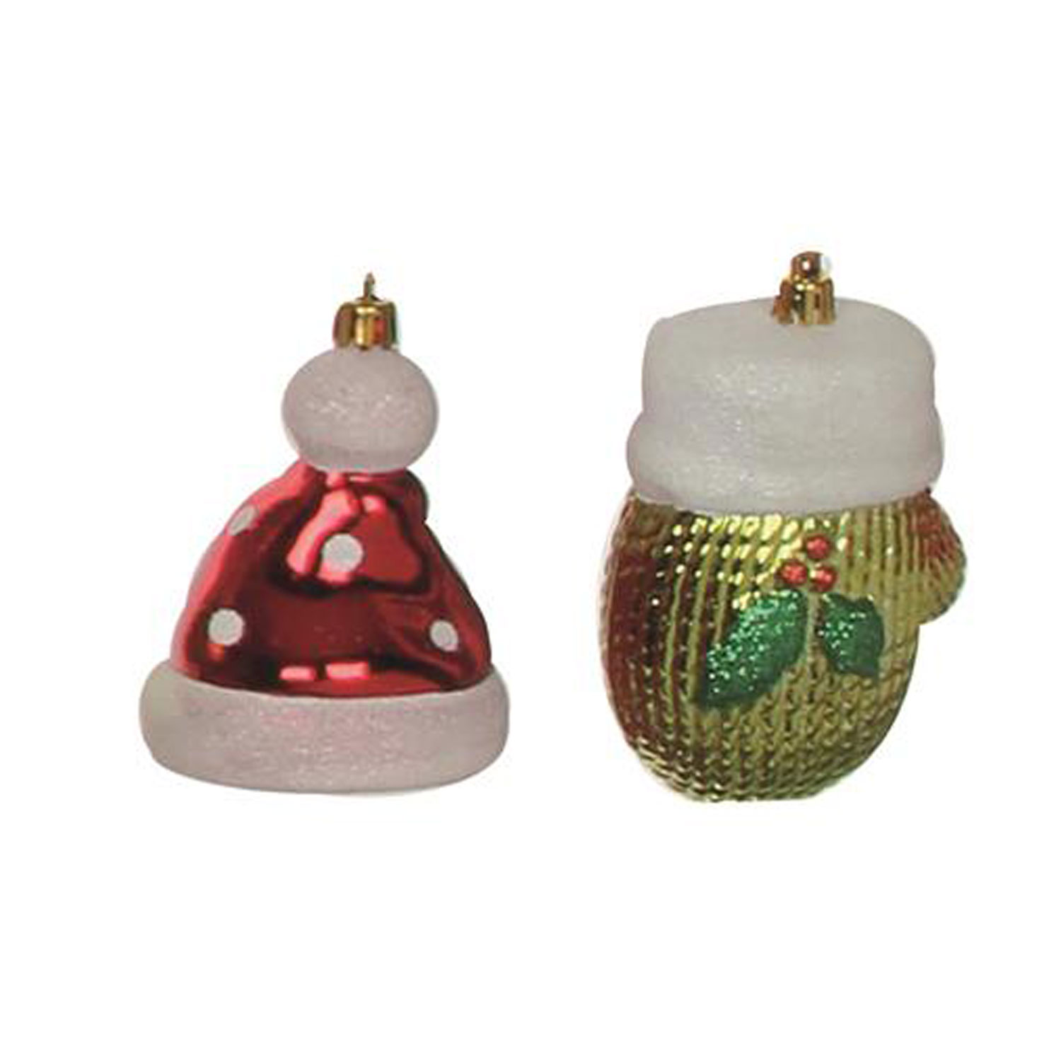 Afbeeldingen van Kerstdecoratie hangerassorti muts/ want (uc)