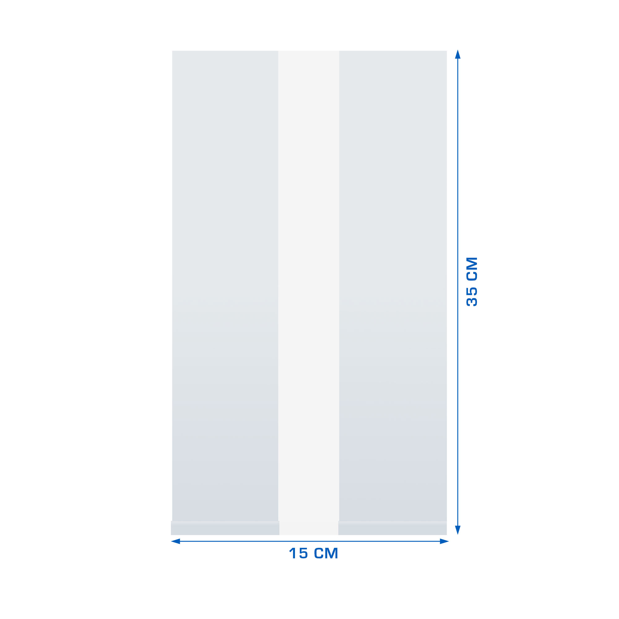 Afbeeldingen van Ds à 1000 polyzak 15x9x35 cm 005