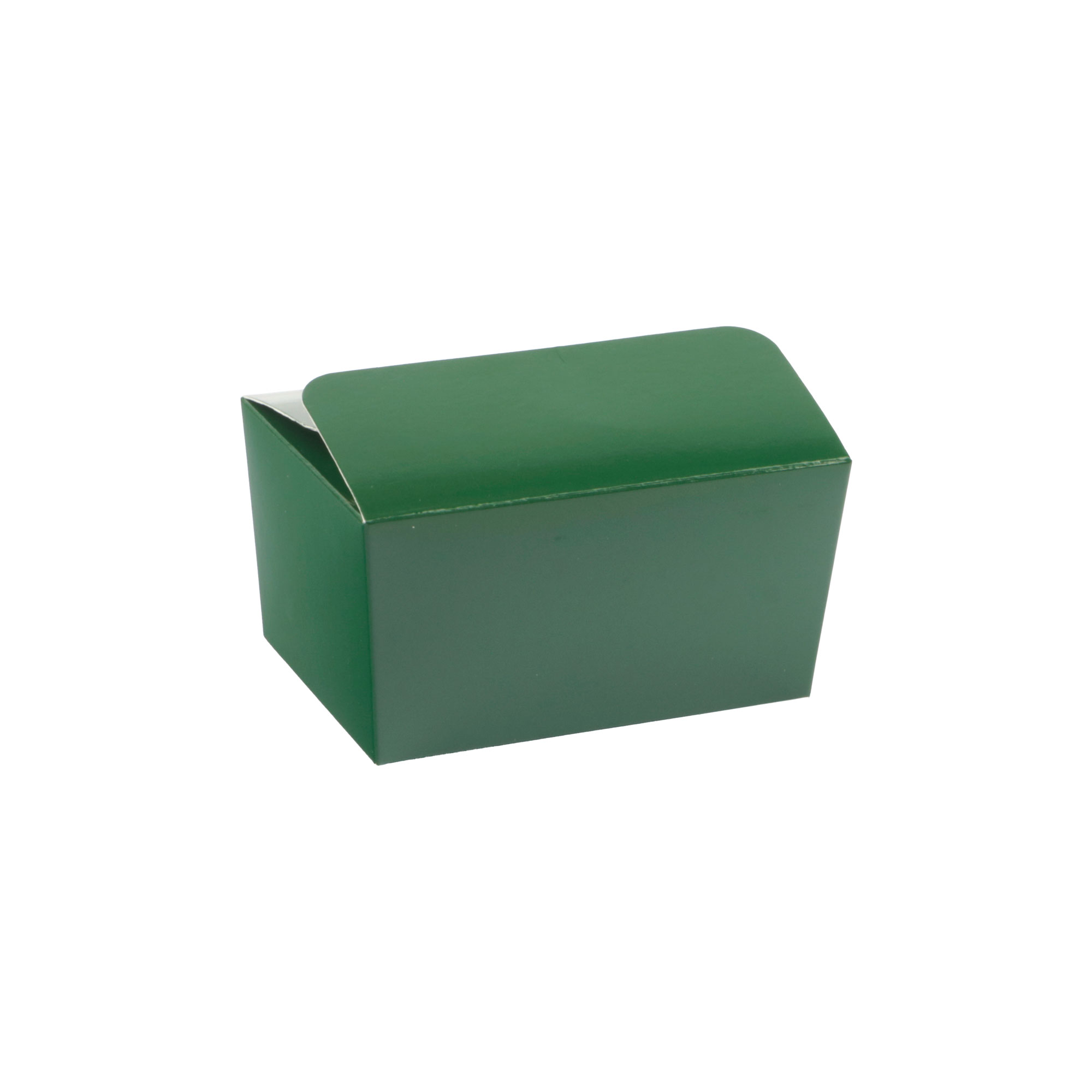 Afbeeldingen van Pak à 24 luxe bonbondoos 250 gram laag groen