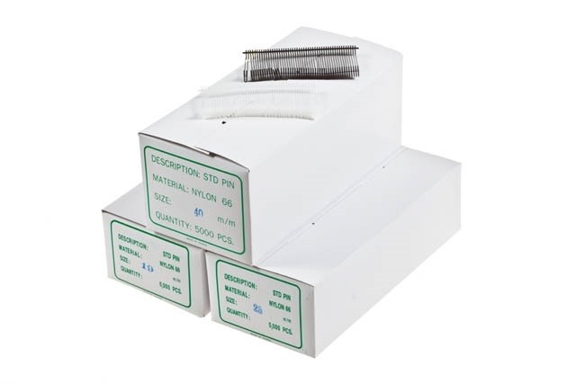 Afbeeldingen van Ds à 5000 textielpin 2,5 cm nylon