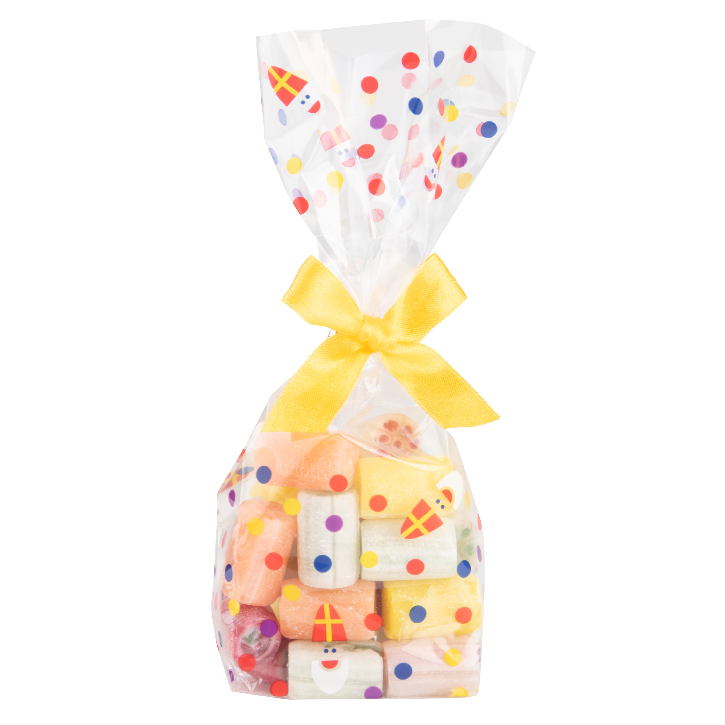 Afbeeldingen van Pak à 100 blokbodemzak 7+4x22 cm 40 my Sinterklaas (58)