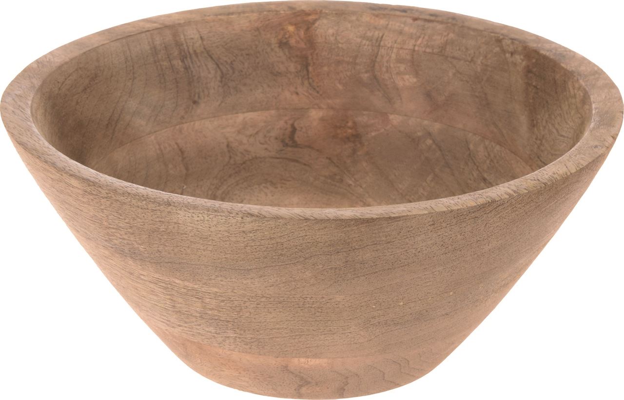 Afbeeldingen van Mango houten schaal 21x10 cm (uc)