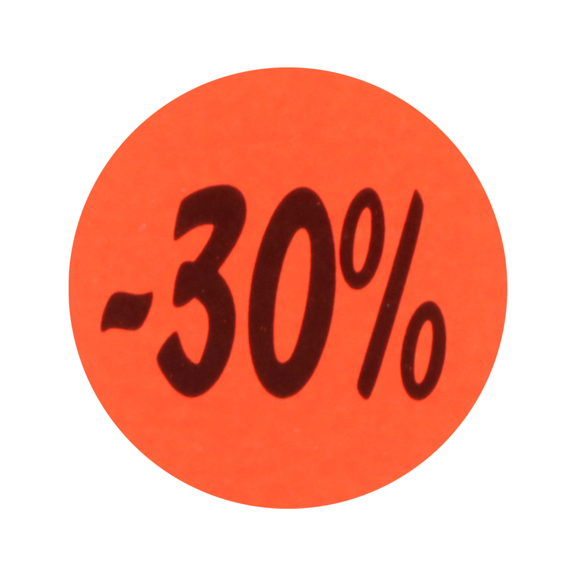 Afbeeldingen van Rol à 500 etiket 3,5x2 cm fluor rood -30% 