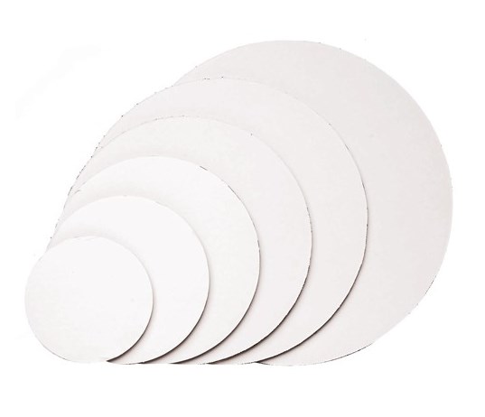 Afbeeldingen van Pak à 250 bodemkarton r15 cm wit