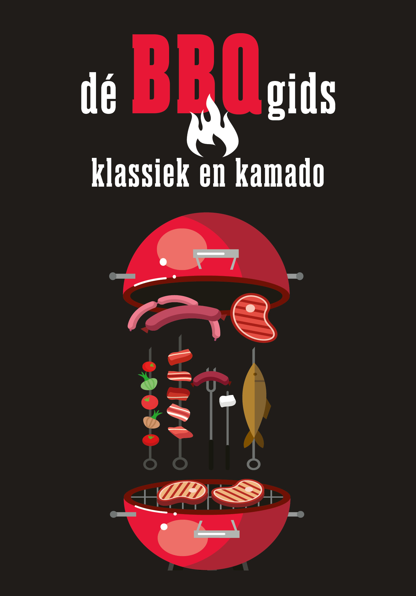Afbeeldingen van Boekje 12x17 cm 32 blz Dé BBQ gids – klassiek en kamado