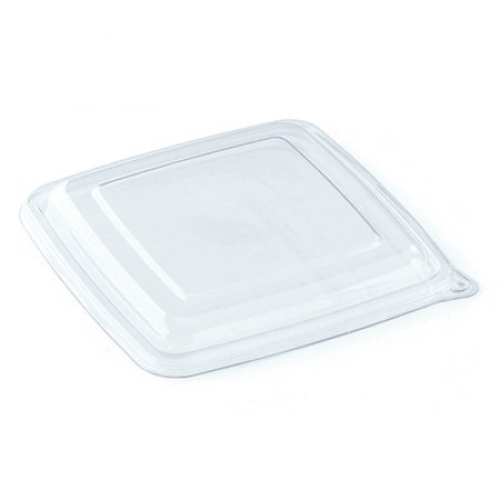 Afbeeldingen van Ds à 300 rPET deksel 23x23 cm transparant  (uc)