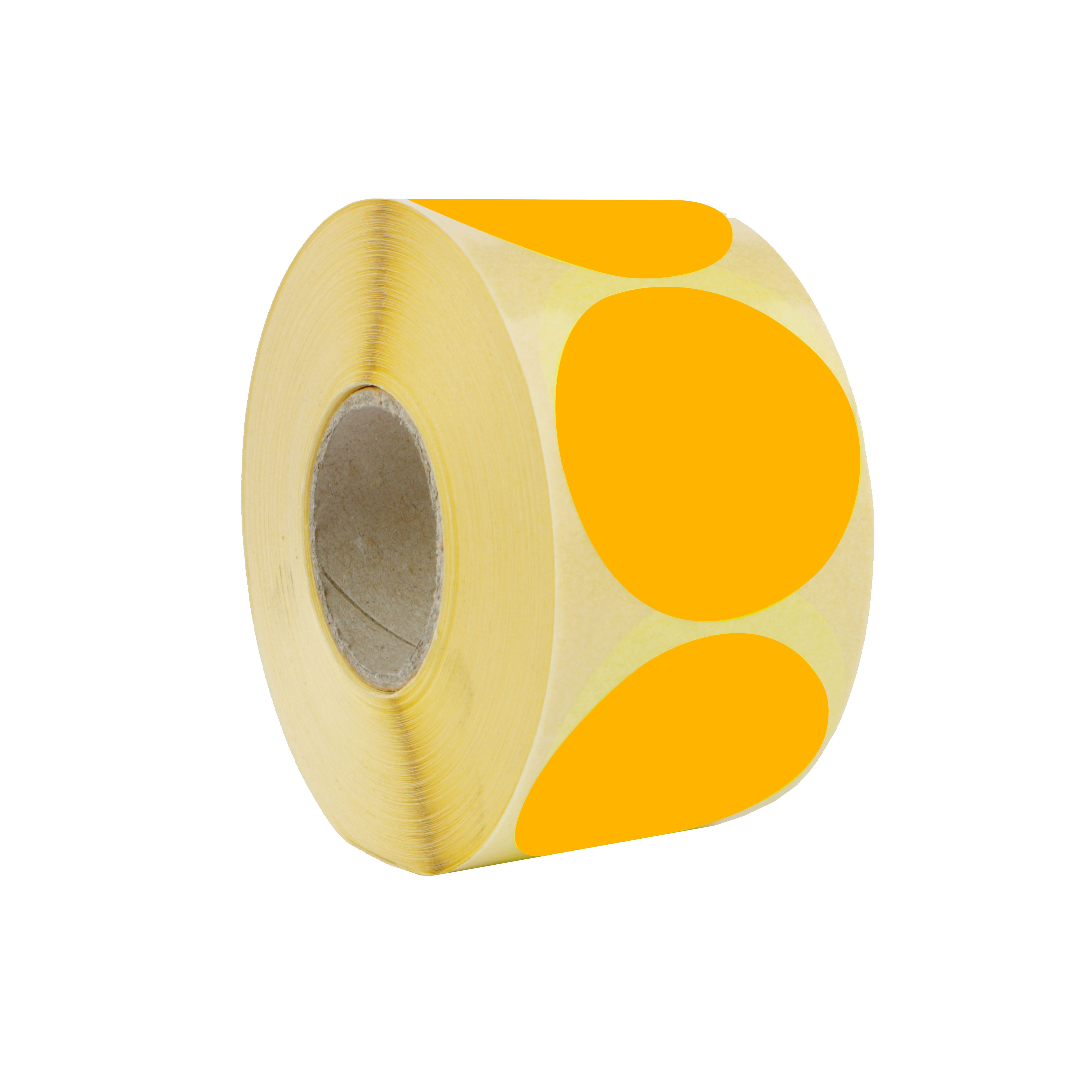 Picture of Rol à 1000 etiket 3,5 cm oranje 