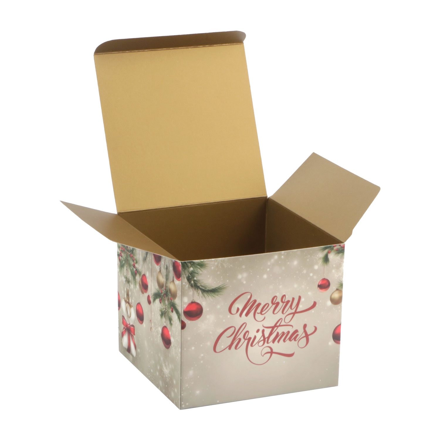 Afbeeldingen van Ds à 50 kubus klepdoosje 500 gram Christmas Traditional