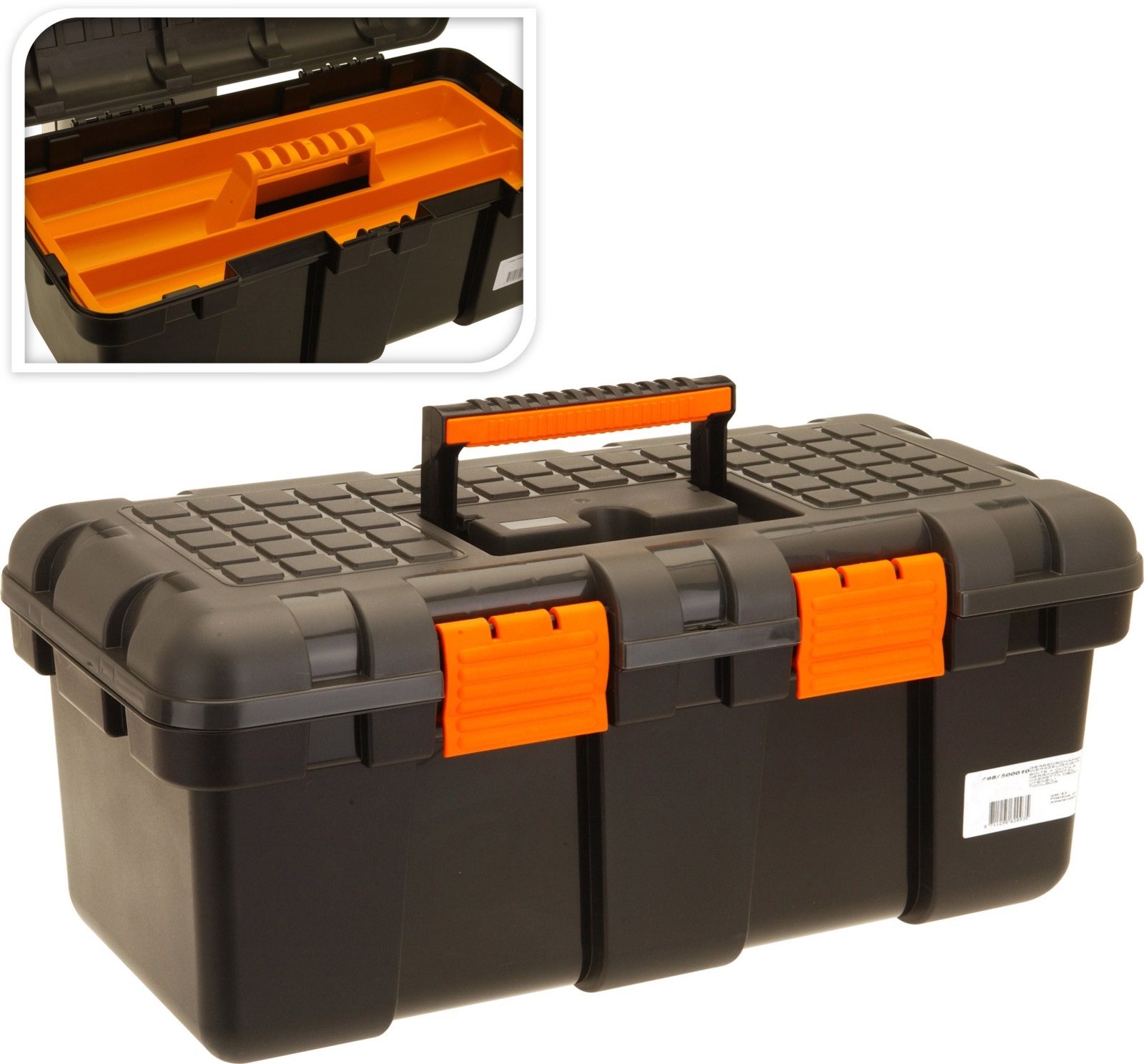 Afbeeldingen van Kunststof gereedschapskist Stratos 50x25x24 cm (uc)