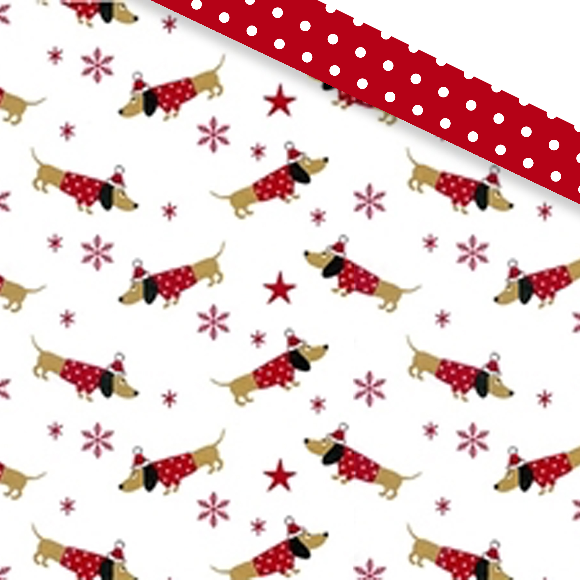 Afbeeldingen van Rol Kadopapier 50 cm 100 mtr Teckel (ucl)