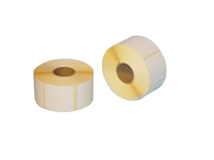 Afbeeldingen van Rol à 800 thermo etiket 5x5 cm  blanco
