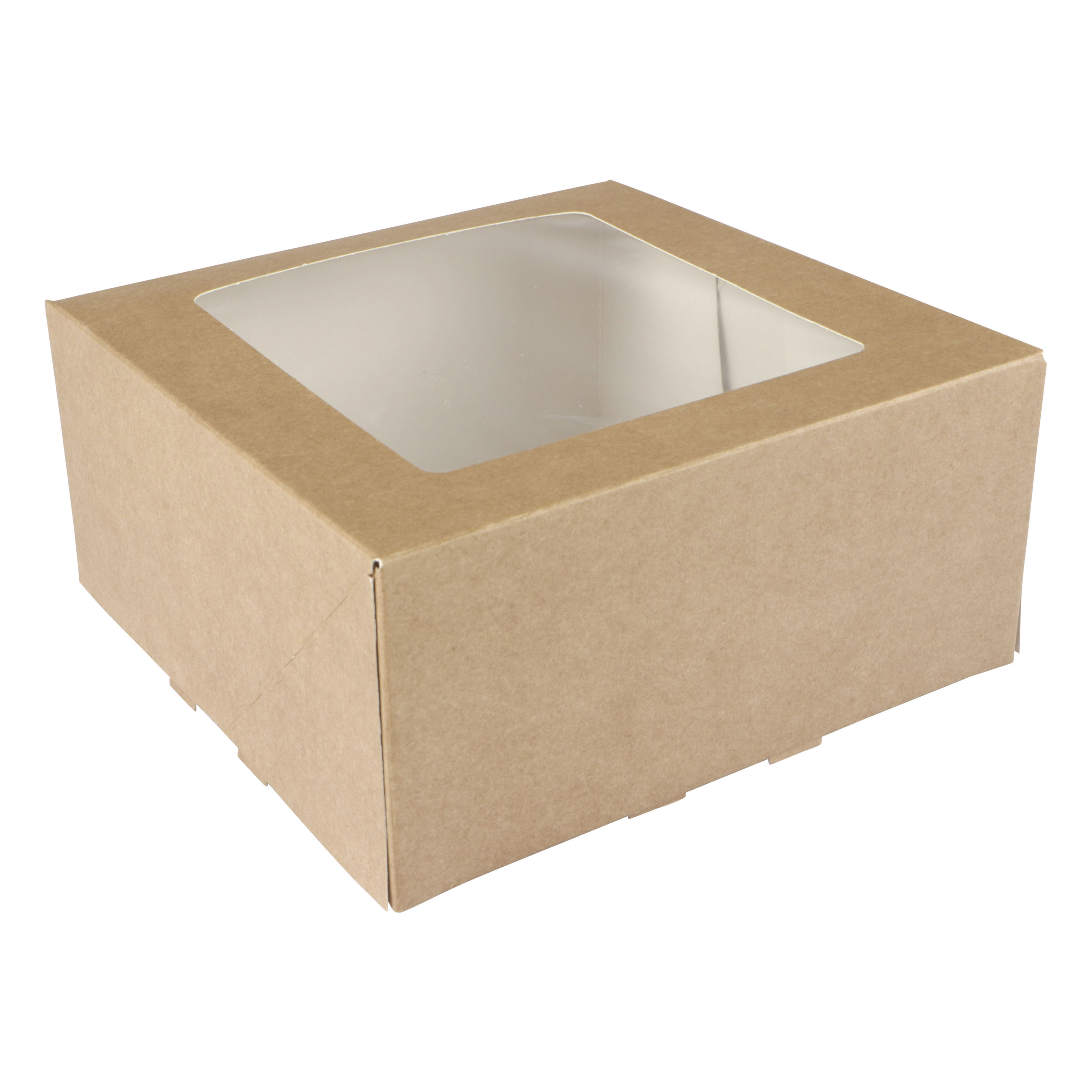 Afbeeldingen van Ds à 50 vensterdoos 19x19x9 cm kraft