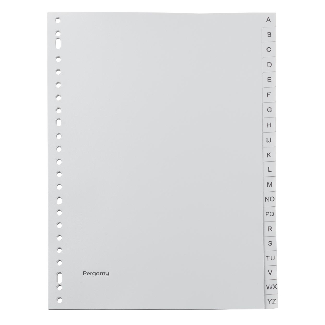 Afbeeldingen van Tabblad pp van A-Z a4 grijs (uc)
