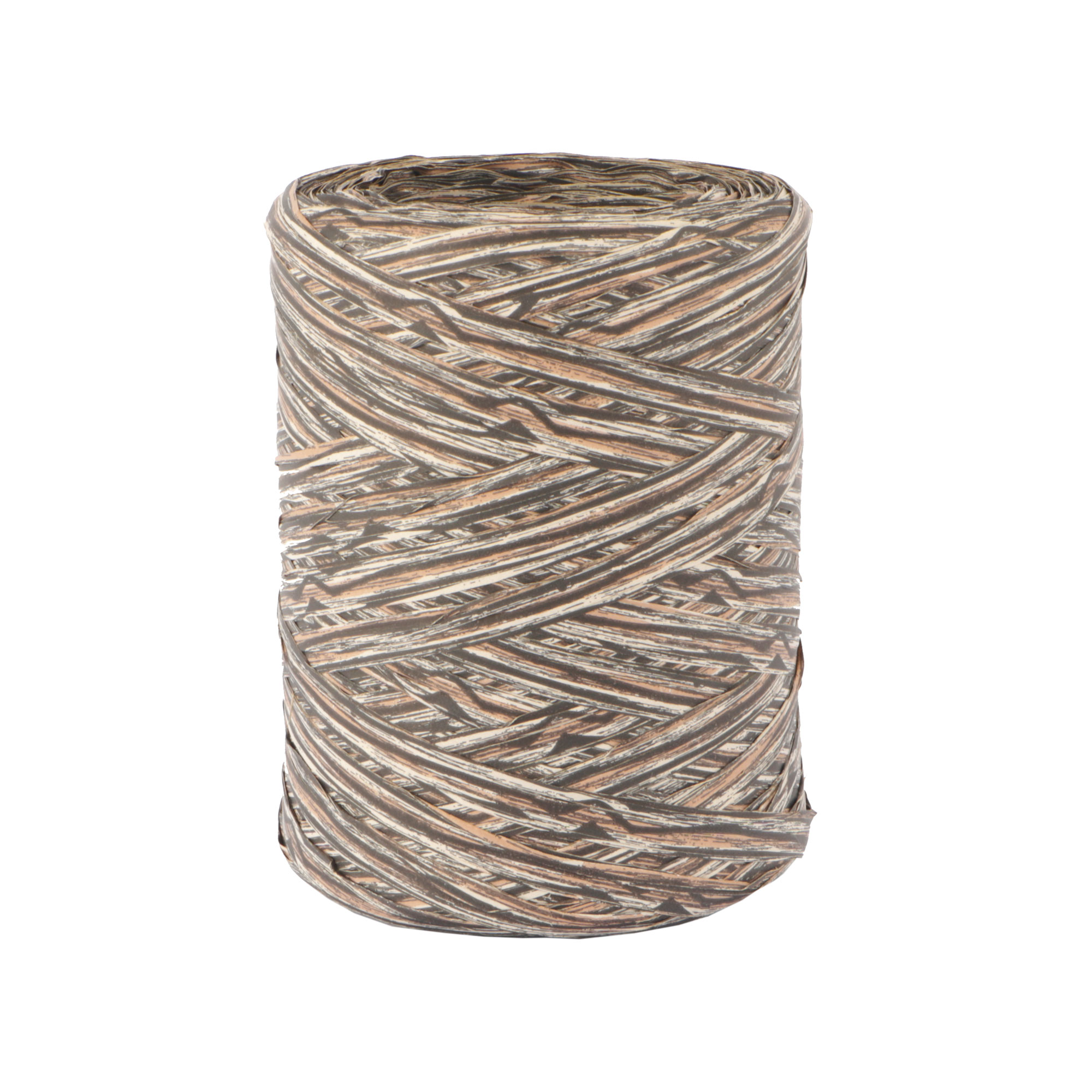 Afbeeldingen van Rol à 200 mtr raffia houtlook bruin