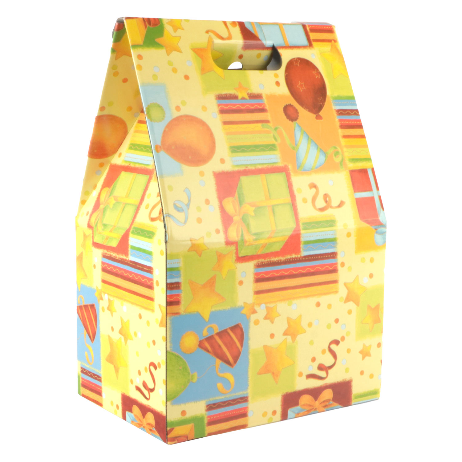 Afbeeldingen van Draagdoos 28x20x41cm dessin Party (ucl)