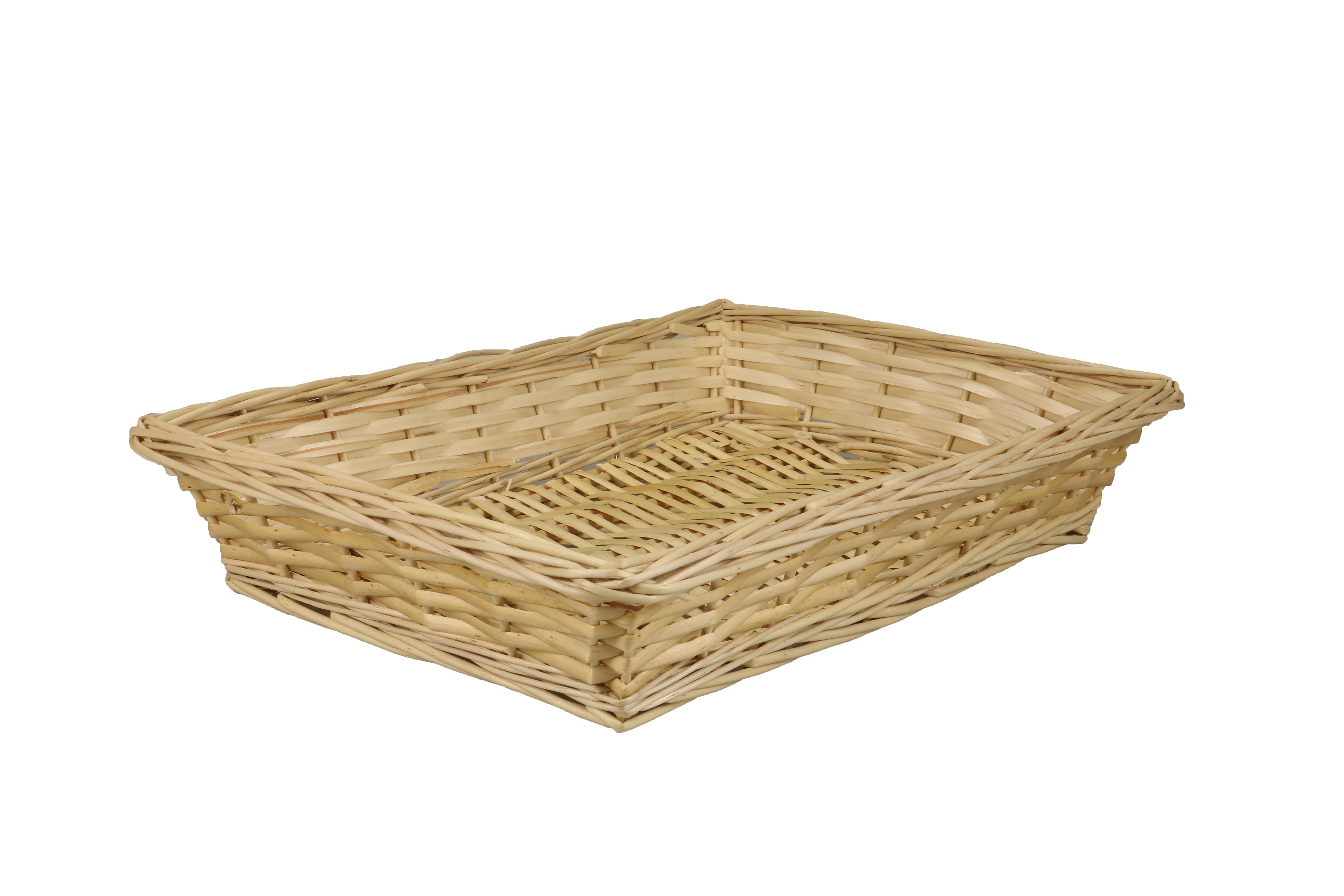 Afbeeldingen van Mand rechthoek wilg 36x26x7 cm