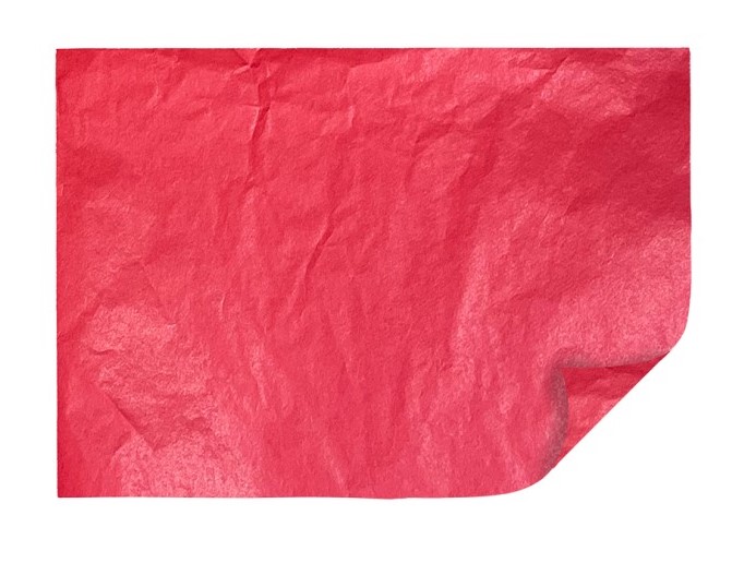 Afbeeldingen van Pak à 240 zijdevloei 50x70 cm rood